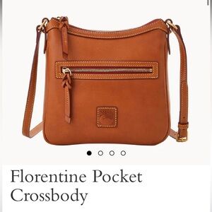 Dooney & Bourke Tan Florentine Pocket Crossbody